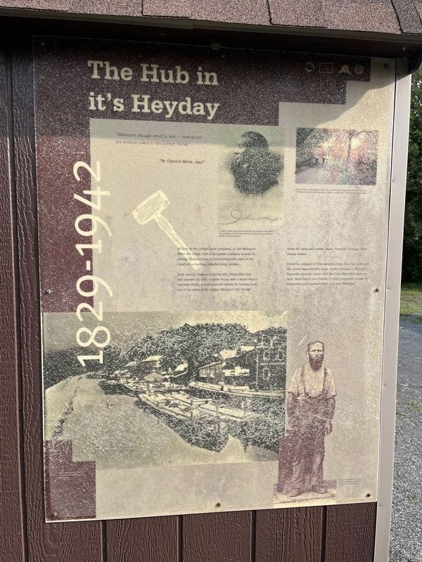 The Hub in it's Heyday Marker. Click for full size. The Hub in it's Heyday Marker image. Click for full size.