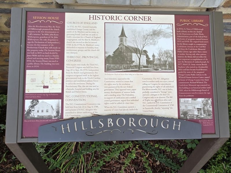 Historic Corner Marker. Click for full size. Historic Corner Marker image. Click for full size.