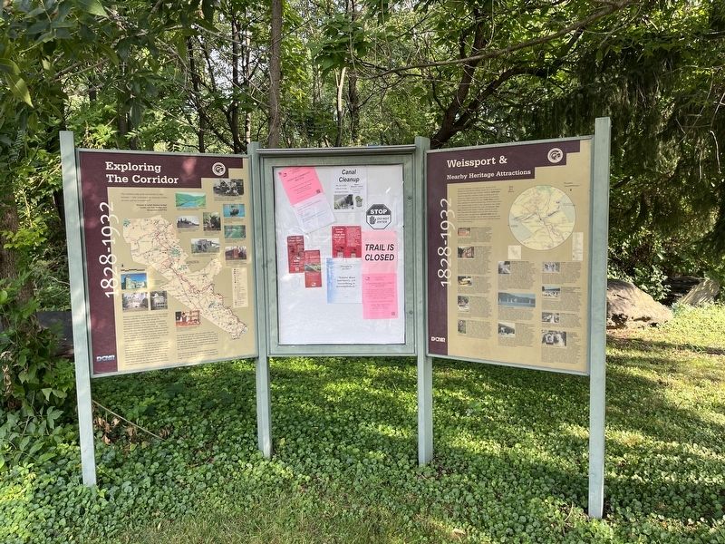 Weissport & Nearby Heritage Attractions Marker. Click for full size. Weissport & Nearby Heritage Attractions Marker image. Click for full size.
