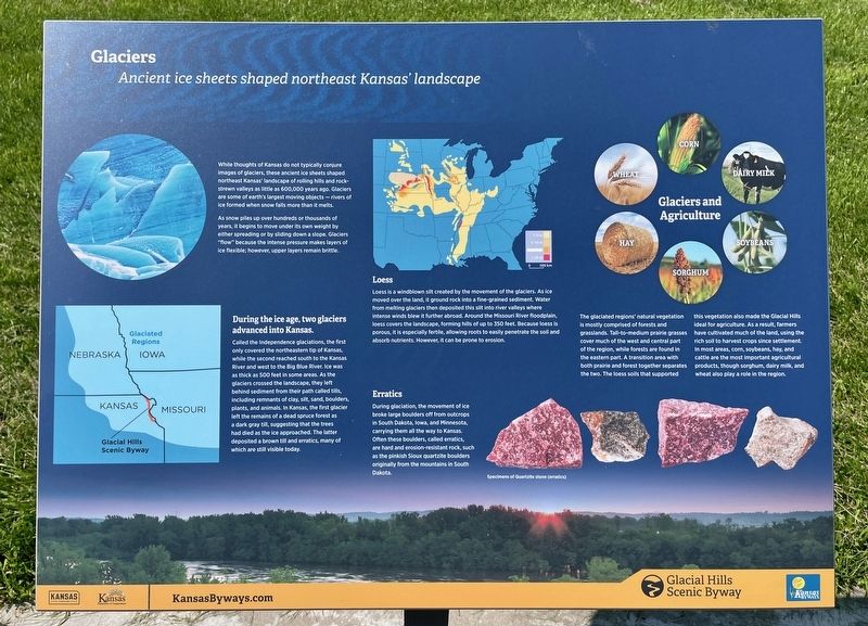 Glaciers Marker. Click for full size. Glaciers Marker image. Click for full size.