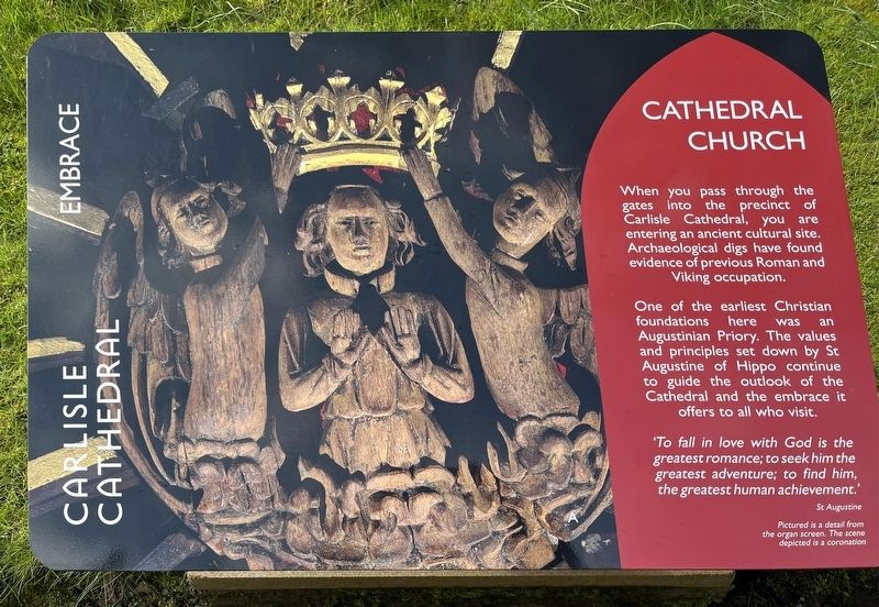 Cathedral Church Marker. Click for full size. Cathedral Church Marker image. Click for full size.