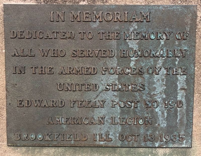 Veterans Memorial Marker. Click for full size. Veterans Memorial Marker image. Click for full size.
