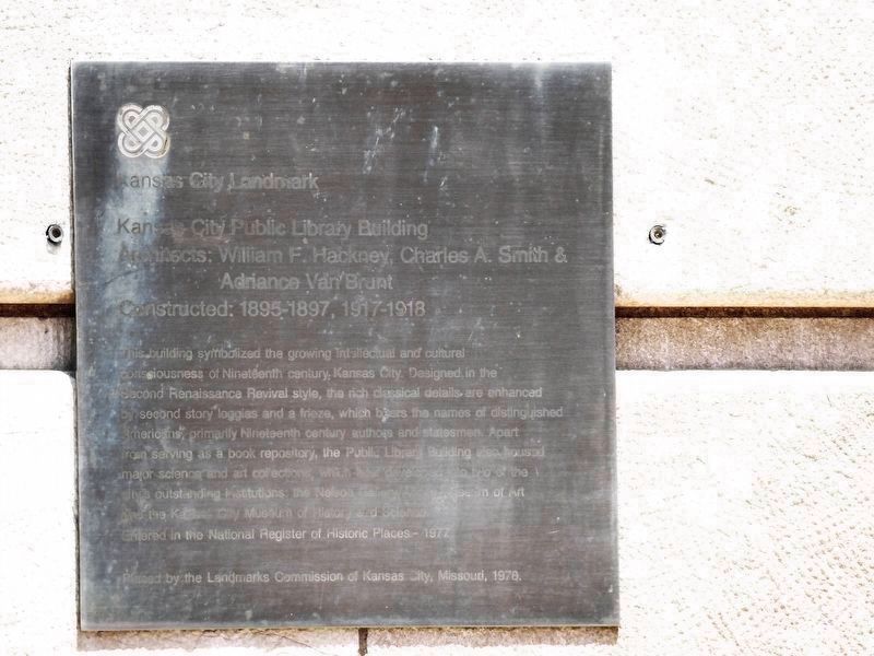 Library Building Marker image. Click for full size.