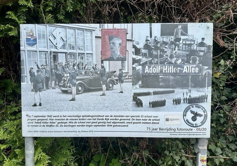 SS Reichschule Marker image. Click for full size.