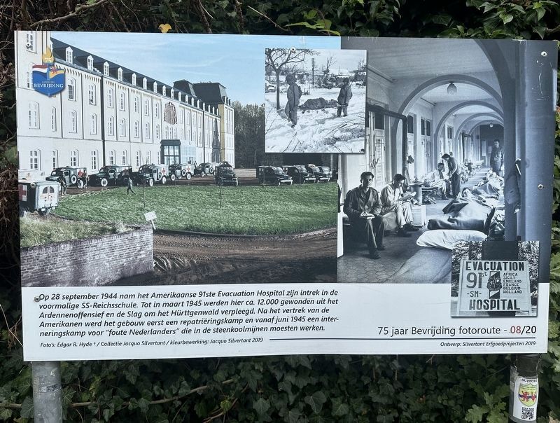 91st Evacuation Hospital Marker image. Click for full size.