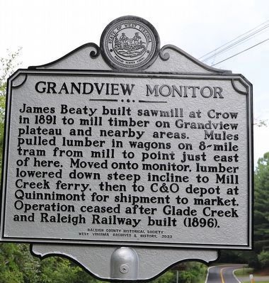 Grandview Monitor Marker. Click for full size. Grandview Monitor Marker image. Click for full size.