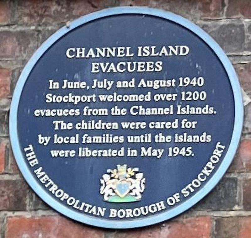 Channel Island Evacuees Marker. Click for full size. Channel Island Evacuees Marker image. Click for full size.
