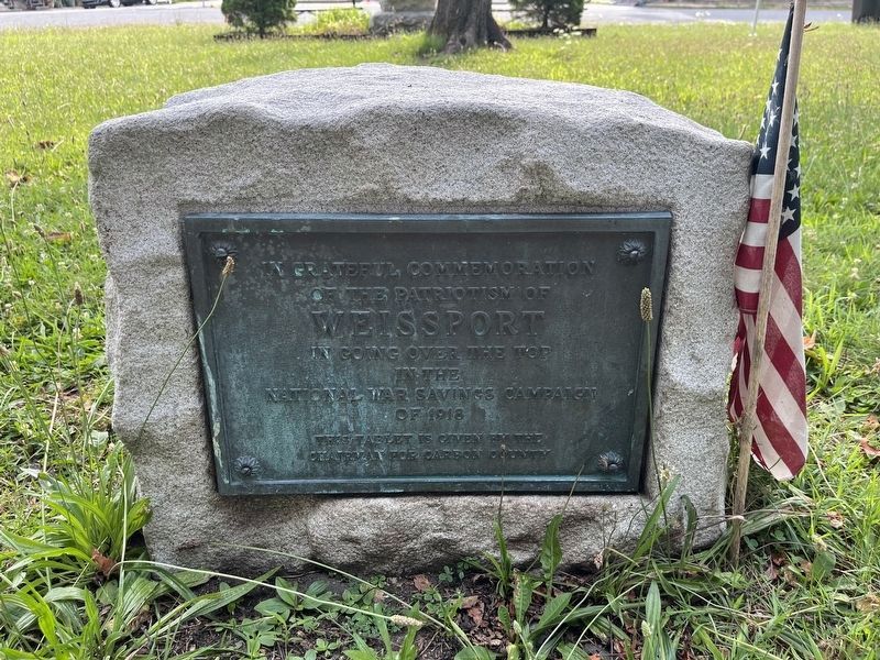 National War Savings Campaign of 1918 Marker. Click for full size. National War Savings Campaign of 1918 Marker image. Click for full size.