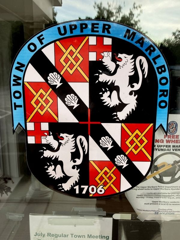 Upper Marlboro Town Coat of Arms image. Click for full size.