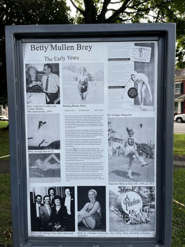 Betty Mullen Brey Marker. Click for full size. Betty Mullen Brey Marker image. Click for full size.