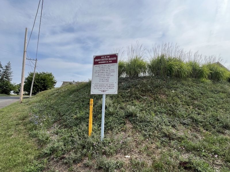 Site of the Gnaden Huetten Massacre Marker image. Click for full size.