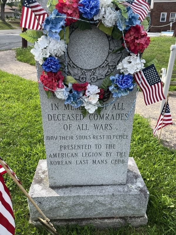 All Wars Memorial Marker. Click for full size. All Wars Memorial Marker image. Click for full size.
