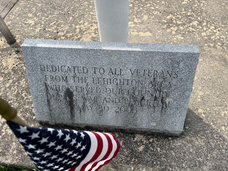 Veterans Memorial Marker. Click for full size. Veterans Memorial Marker image. Click for full size.