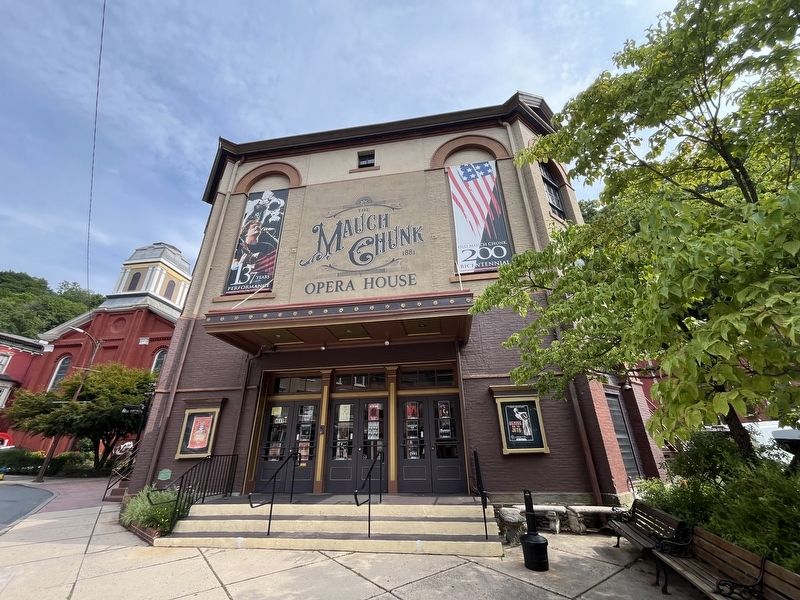 The Mauch Chunk Opera House. Click for full size. The Mauch Chunk Opera House image. Click for full size.