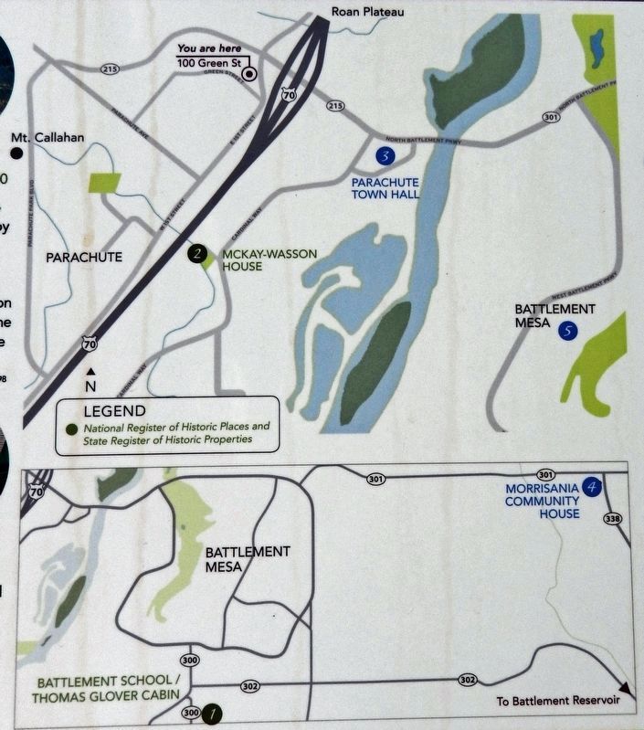 Marker detail: Historical Site Map image. Click for full size.
