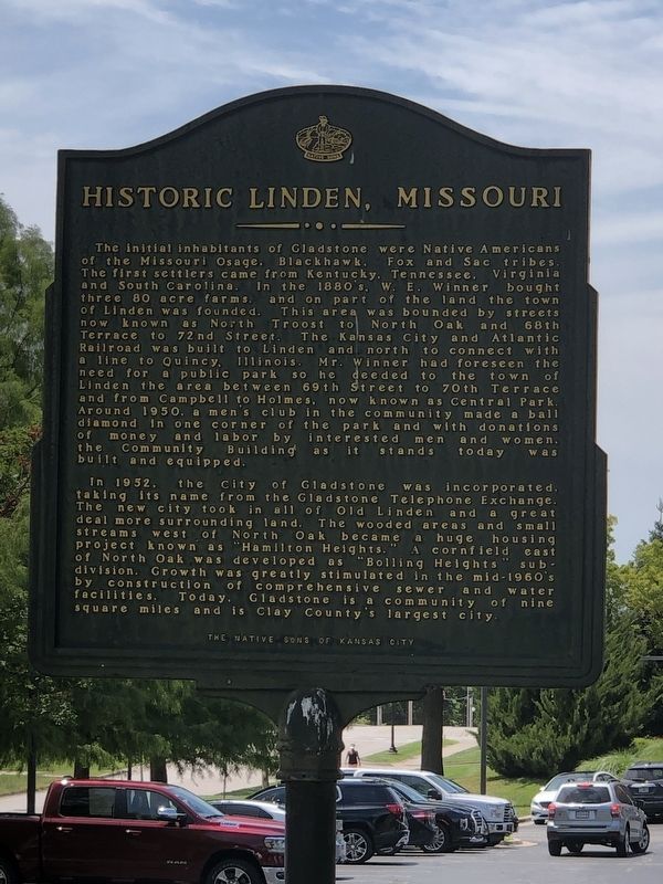 Historic Linden, Missouri Marker image. Click for full size.