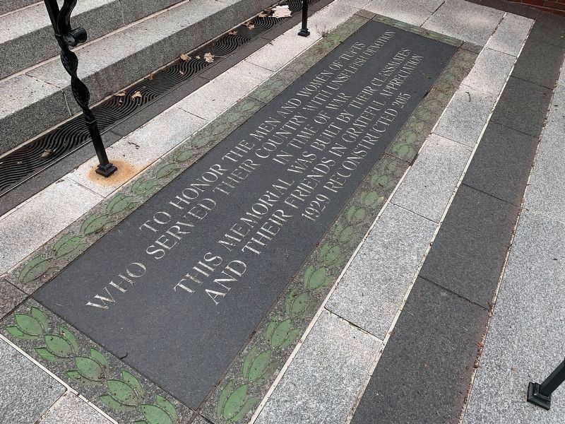To honor the men and women of Tufts (#2 - at bottom of stairs) image. Click for full size.