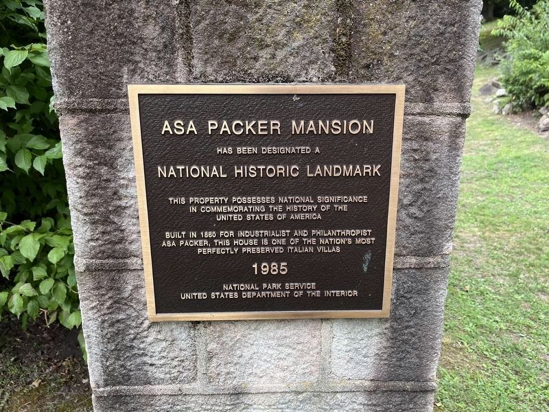Asa Packer Mansion Marker. Click for full size. Asa Packer Mansion Marker image. Click for full size.