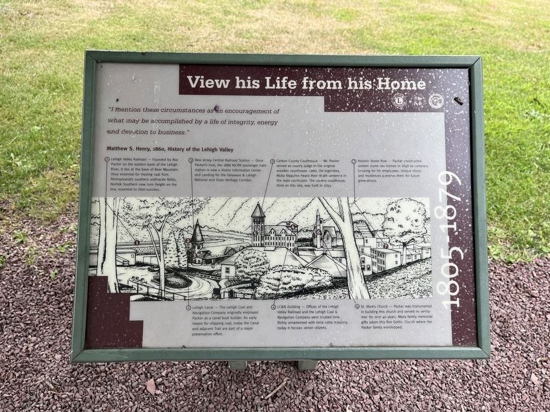 View his Life from his Home Marker. Click for full size. View his Life from his Home Marker image. Click for full size.