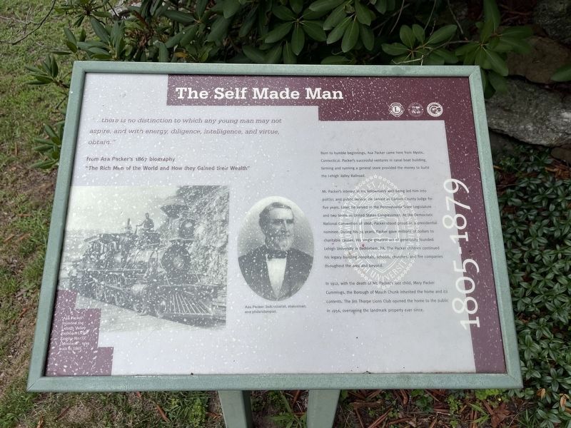 The Self Made Man Marker. Click for full size. The Self Made Man Marker image. Click for full size.