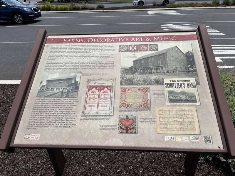 Barns, Decorative Art & Music Marker. Click for full size. Barns, Decorative Art & Music Marker image. Click for full size.