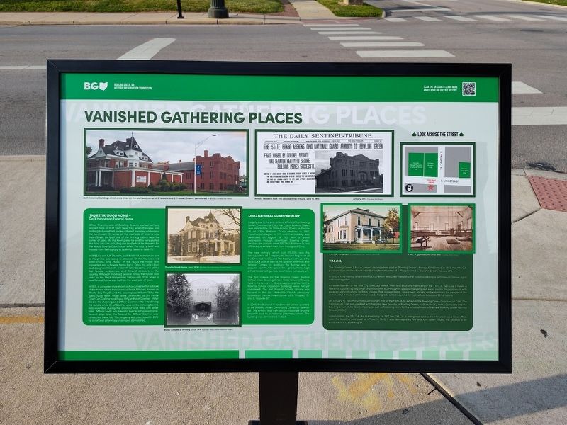 Vanished Gathering Places Marker. Click for full size. Vanished Gathering Places Marker image. Click for full size.