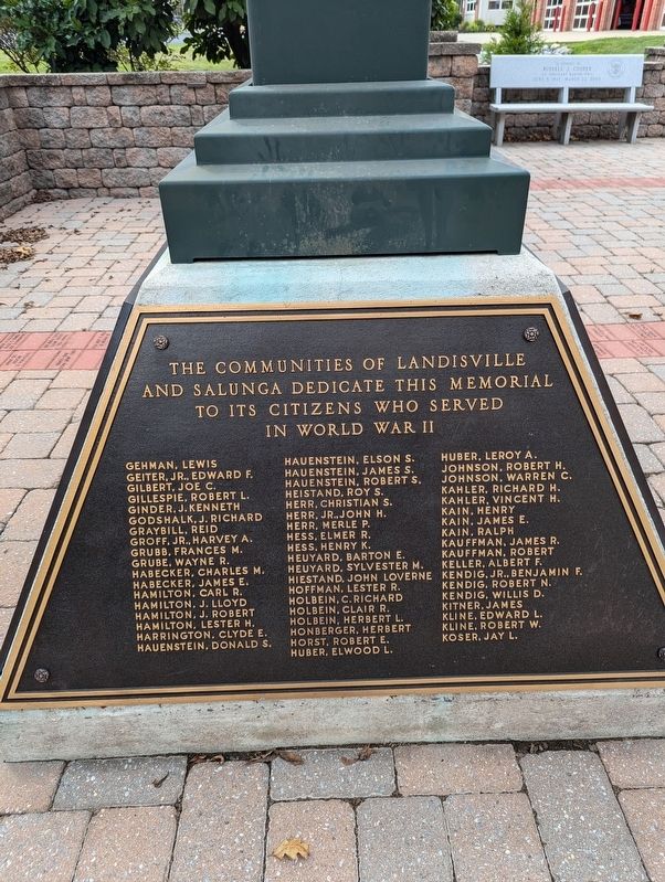 The Communities of Landisville and Salunga Marker image. Click for full size.