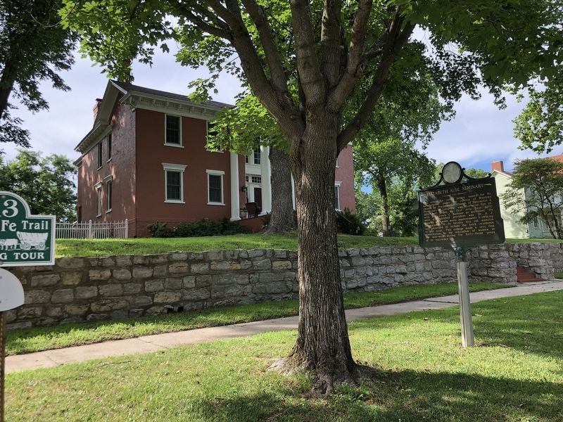 Elizabeth Aull Seminary Marker. Click for full size. Elizabeth Aull Seminary Marker image. Click for full size.