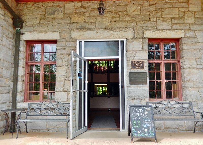Grand Caverns Inn Marker. Click for full size. Grand Caverns Inn Marker image. Click for full size.