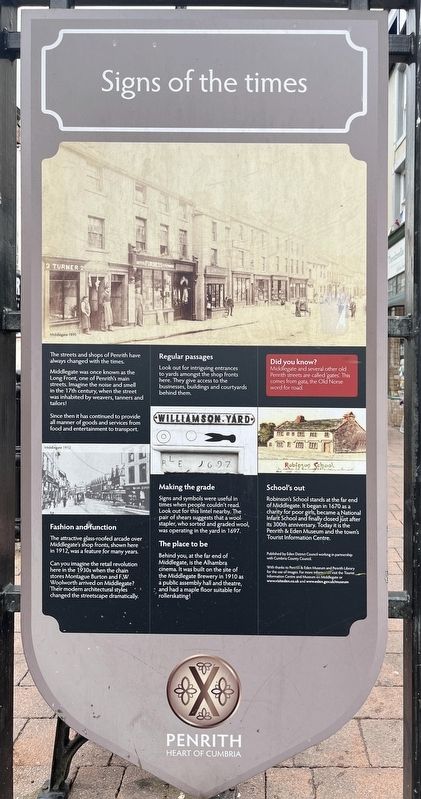 Sign of the Times Marker. Click for full size. Sign of the Times Marker image. Click for full size.