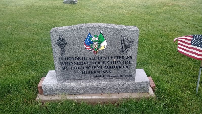 Irish Veterans Memorial Marker image. Click for full size.