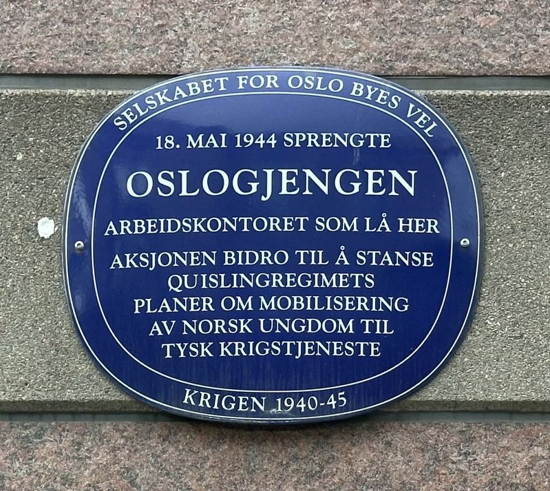 Oslogjengen / �Oslo Gang� Marker image. Click for full size.