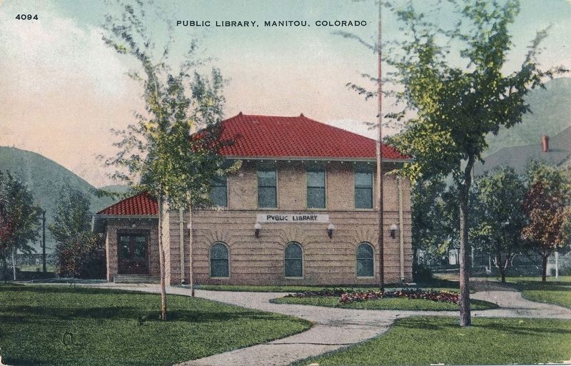 Public Library, Manitou, Colorado. Click for full size. Public Library, Manitou, Colorado image. Click for full size.