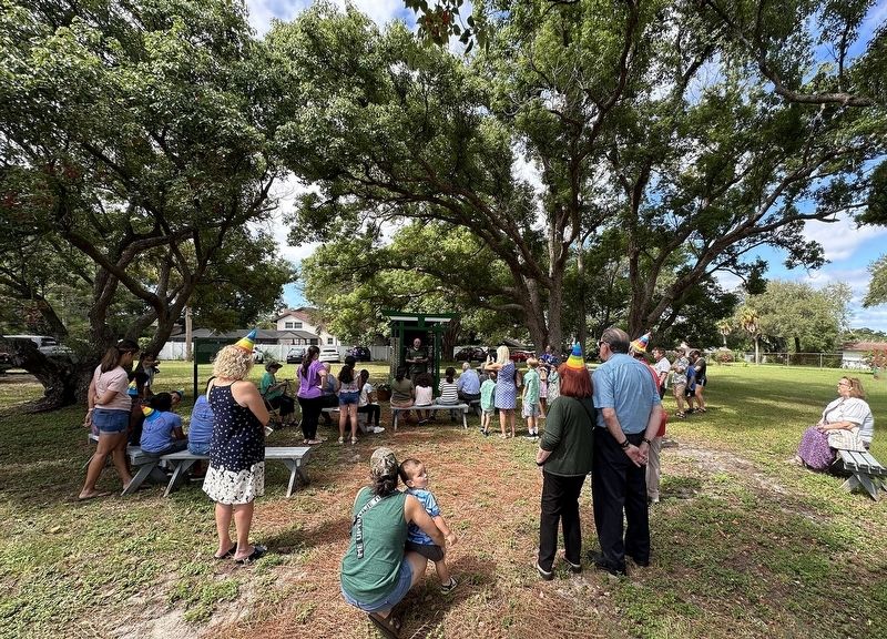 Wind Phone dedication ceremony image. Click for full size.