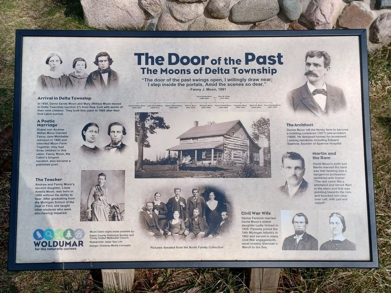The Door of the Past Marker image. Click for full size.