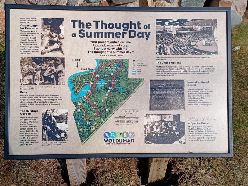 The Thought of a Summer Day Marker image. Click for full size.