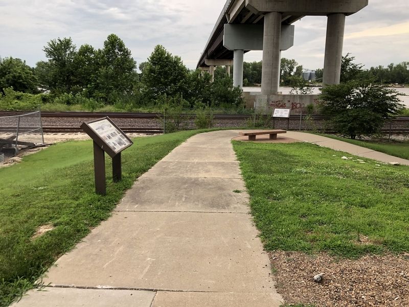 Old Trails National Highway Bridge Marker image. Click for full size.