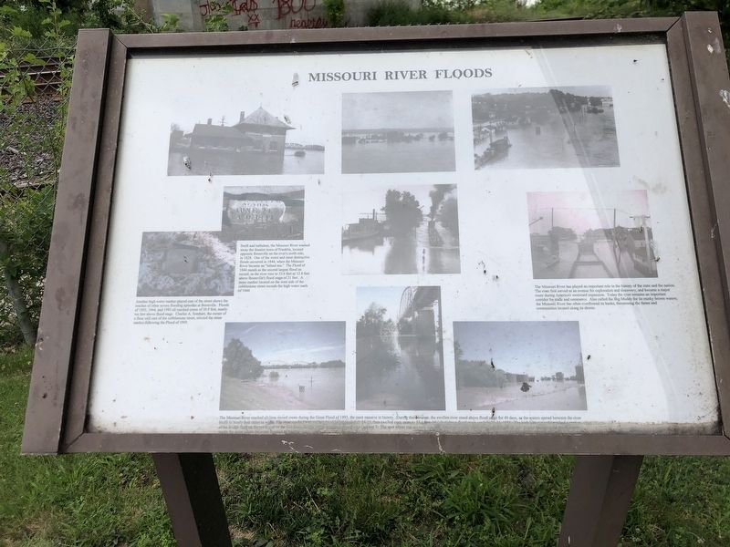 Missouri River Floods Marker image. Click for full size.