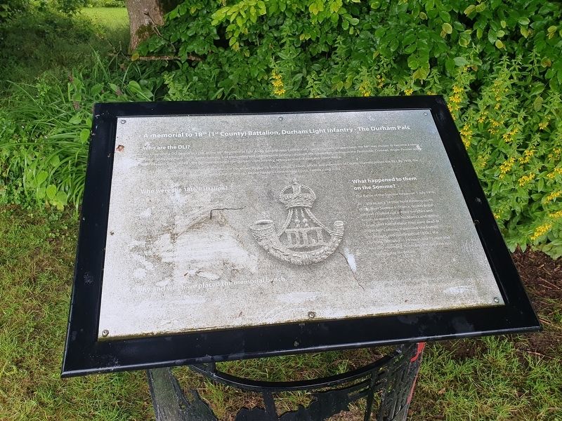 The Durham Pals Marker image. Click for full size.