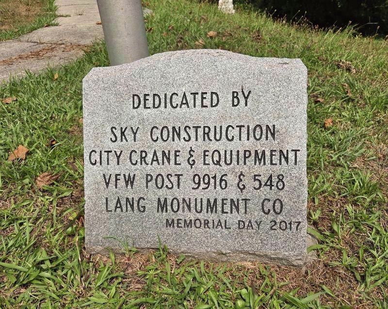 Dedication Marker At This Location. Click for full size. Dedication Marker At This Location image. Click for full size.