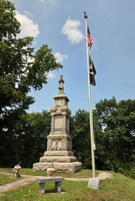 Dedication Marker at the Base of the Flagpole. Click for full size. Dedication Marker at the Base of the Flagpole image. Click for full size.