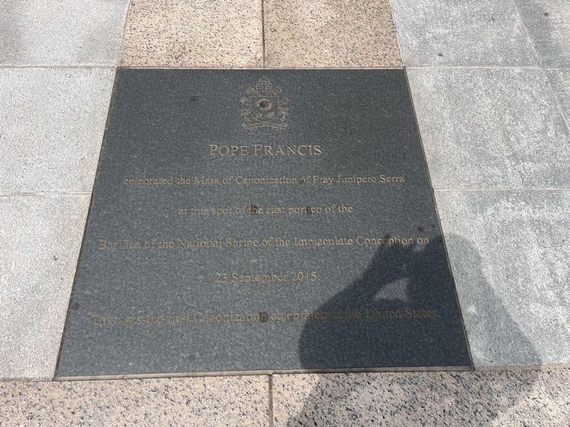 Pope Francis Marker. Click for full size. Pope Francis Marker image. Click for full size.