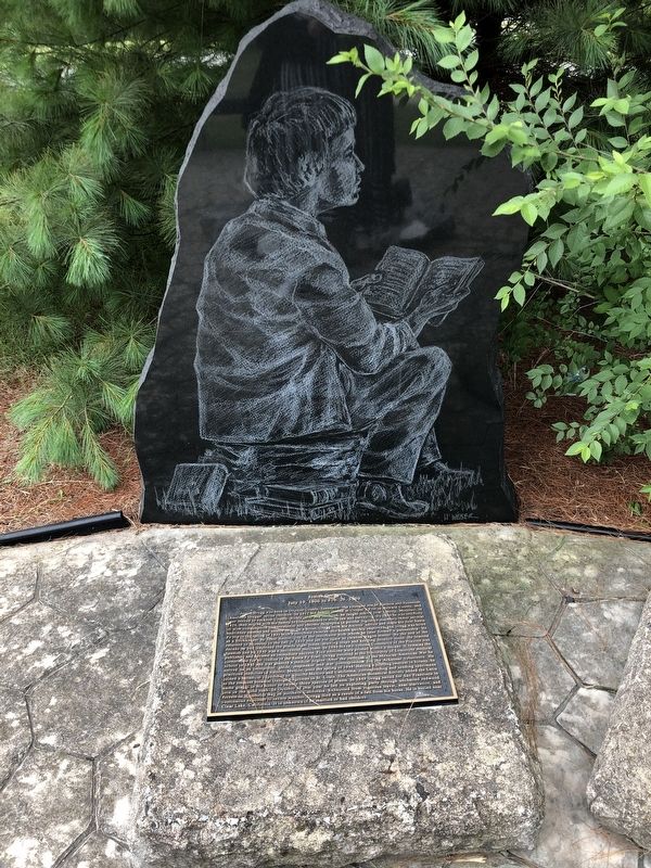 Josiah Gregg Marker and Etching image. Click for full size.