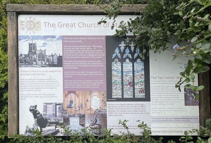 The Great Church of St Mary's Marker. Click for full size. The Great Church of St Mary's Marker image. Click for full size.