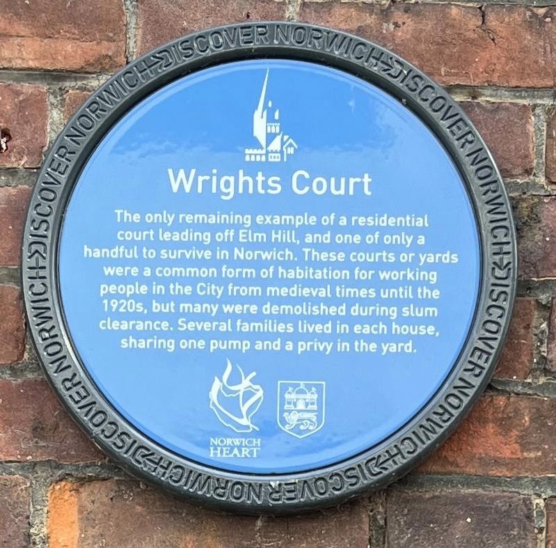 Wrights Court Marker image. Click for full size.