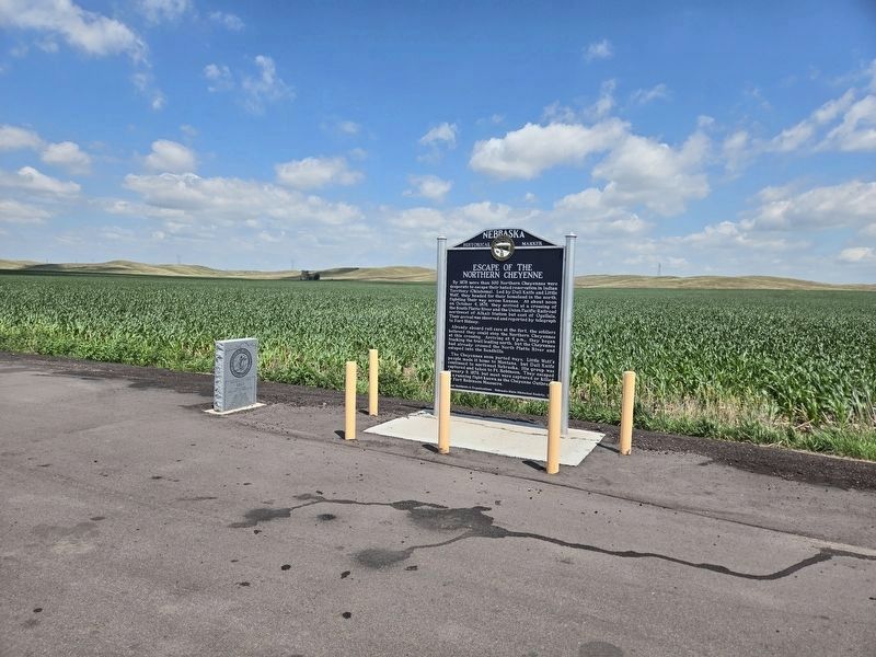 Escape of the Northern Cheyenne Marker. Click for full size. Escape of the Northern Cheyenne Marker image. Click for full size.