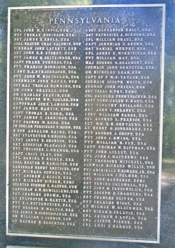 Pennsylvania Medal of Honor Recipients Marker image. Click for full size.