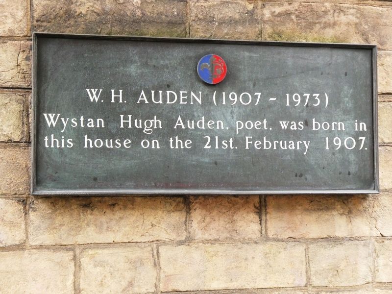 W. H. Auden (1907-1973) Marker image. Click for full size.