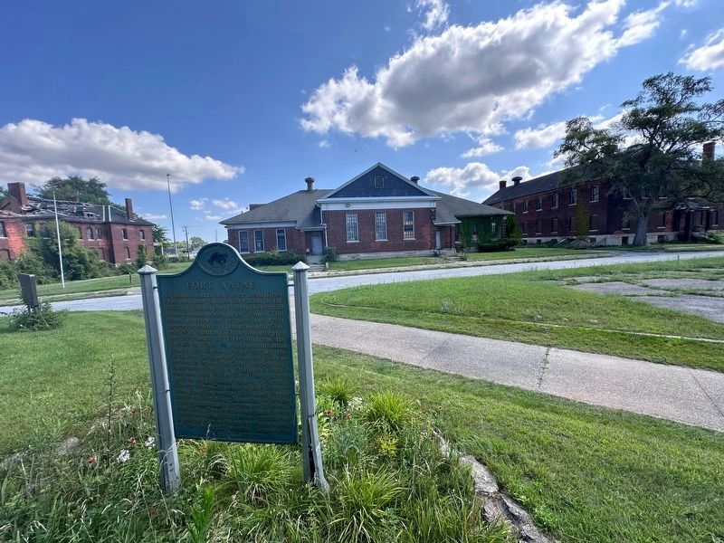 Fort Wayne Marker. Click for full size. Fort Wayne Marker image. Click for full size.