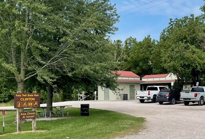 Katy Trail State Park entrance.. Click for full size. Katy Trail State Park entrance. image. Click for full size.